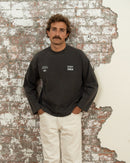 LAPS CHARCOAL LONG TEE
