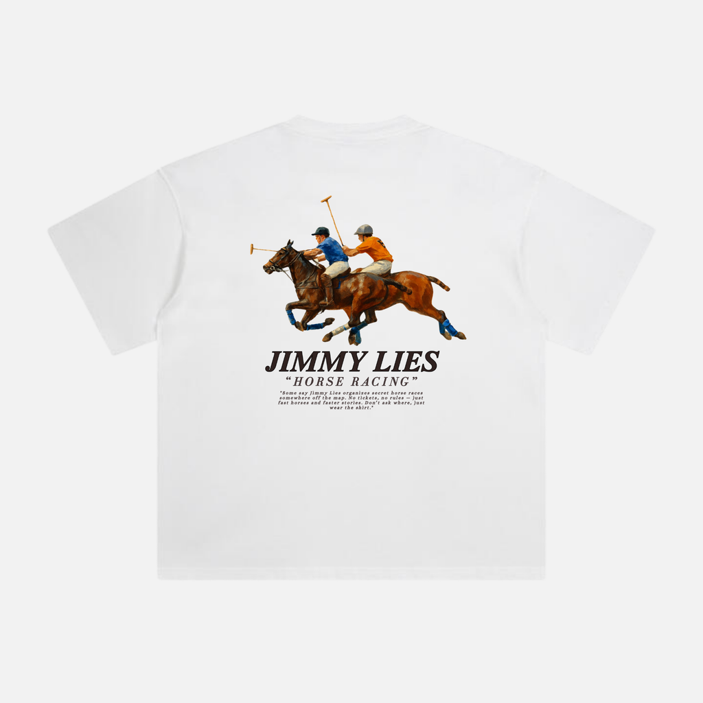 HORSE RACING WHITE TEE