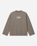 POCKET BROWN CREWNECK
