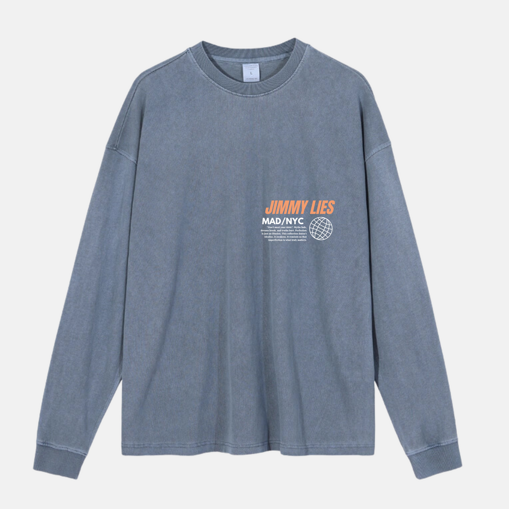 "NOT BOHEMIAN YET" BLUE