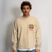 BEIGE CAR LONG TEE