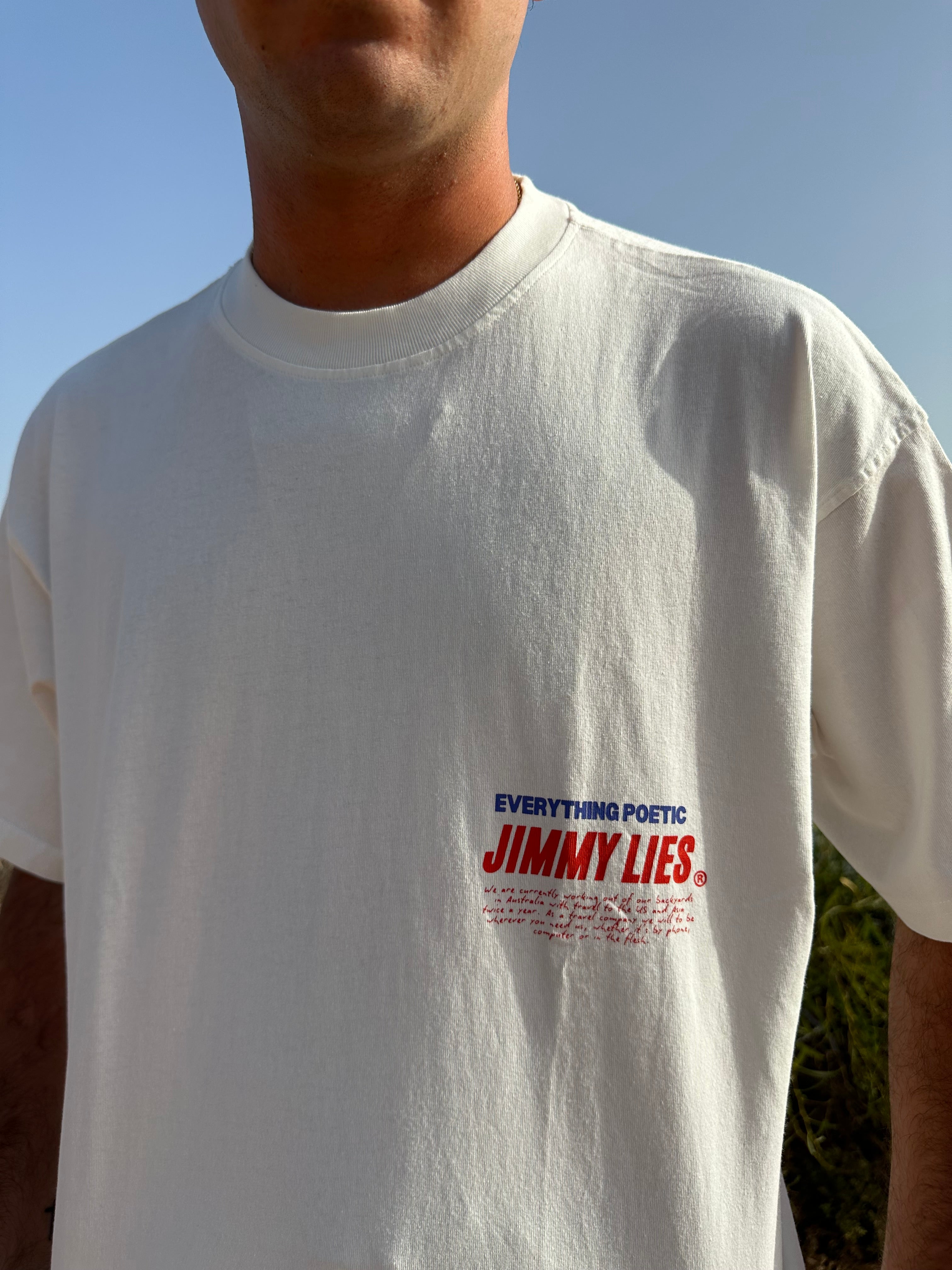 NOT A MISTAKE WHITE TEE