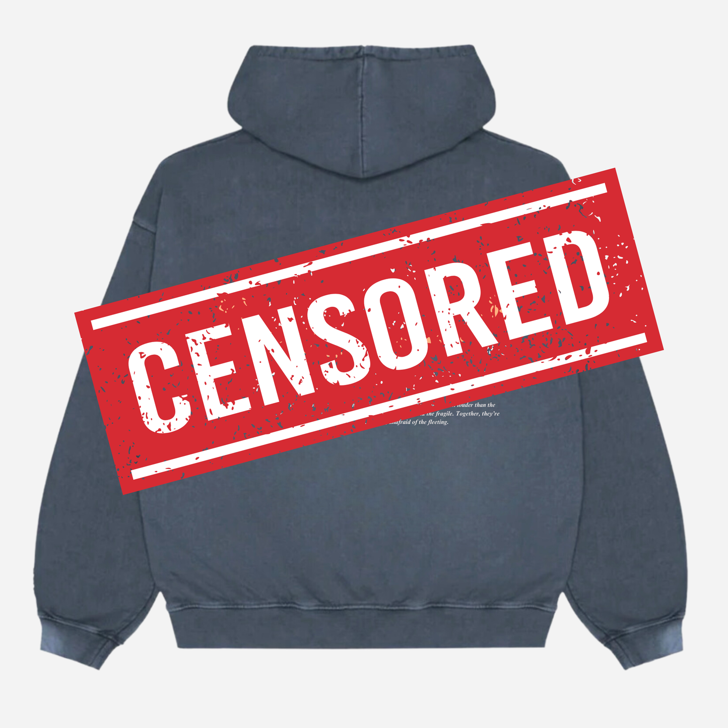 NAVY RETRO HOODIE