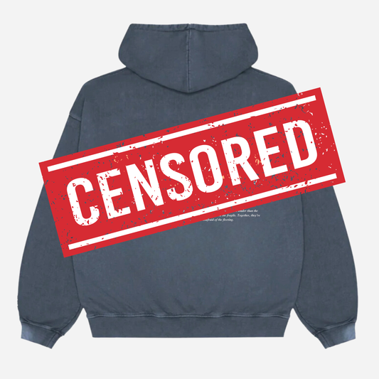 NAVY RETRO HOODIE