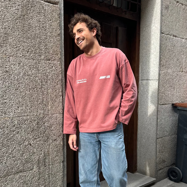 PARIS RED LONG TEE