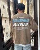 BROWN LONG TEE