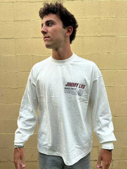 WHITE LONG TEE