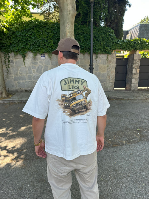 WHITE RALLY TEE