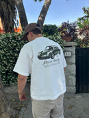 WHITE PORSCHE TEE