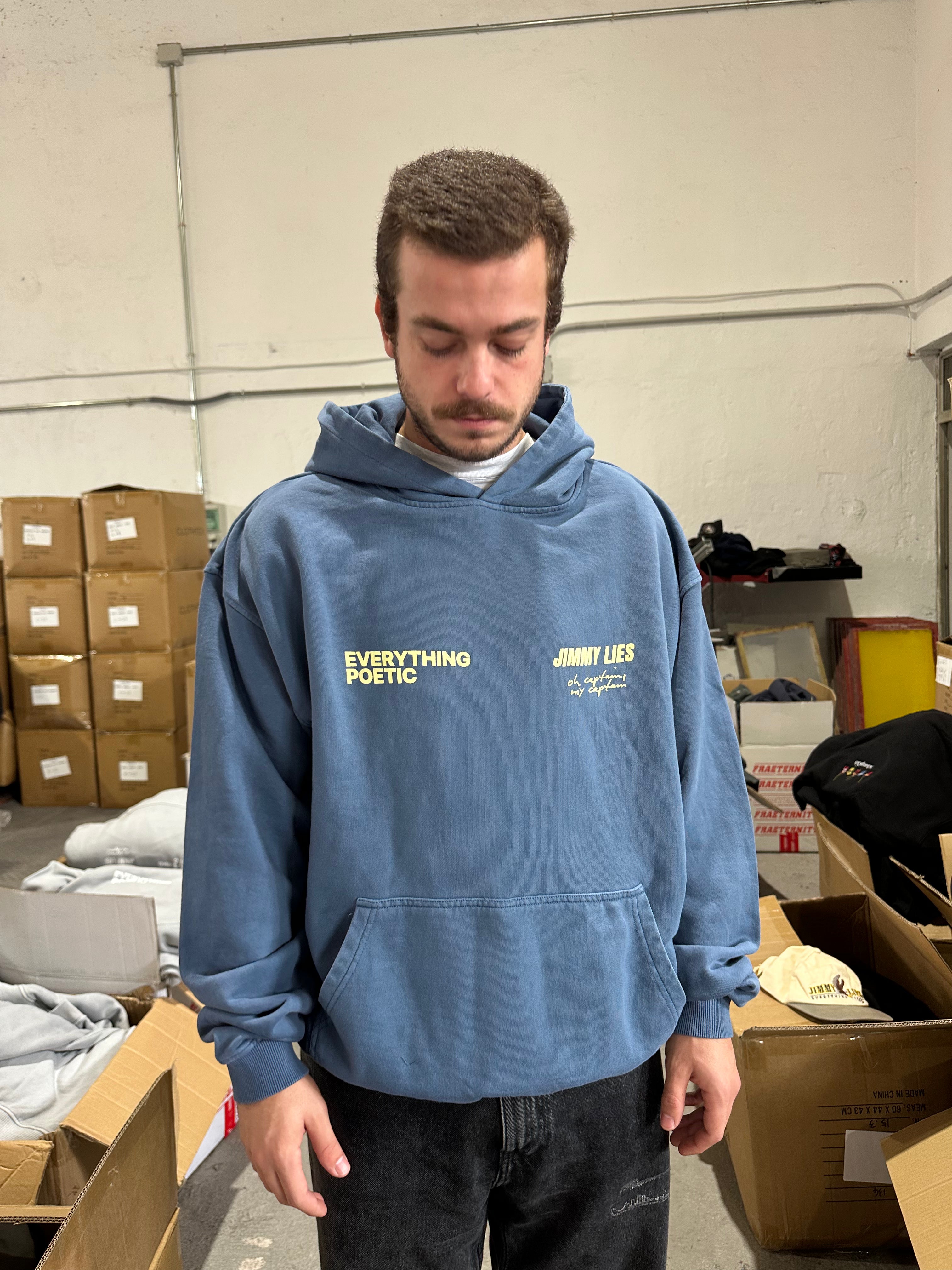 ÍNDIGO YELLOW HOODIE