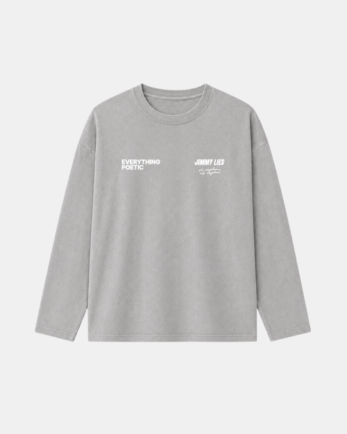 LIGHT GREY LONG TEE V.1