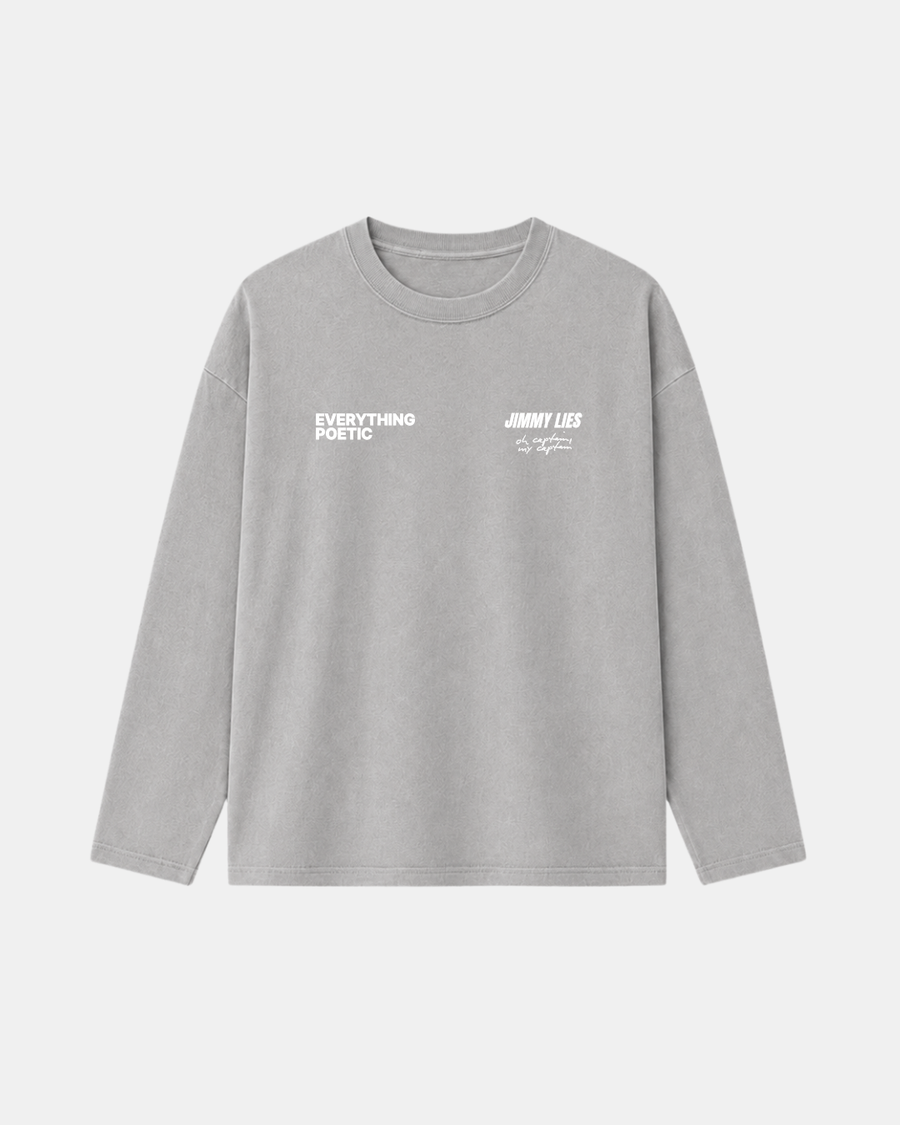 LIGHT GREY LONG TEE V.1
