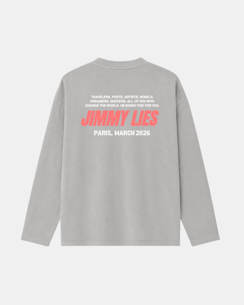 LIGHT GREY LONG TEE V.1