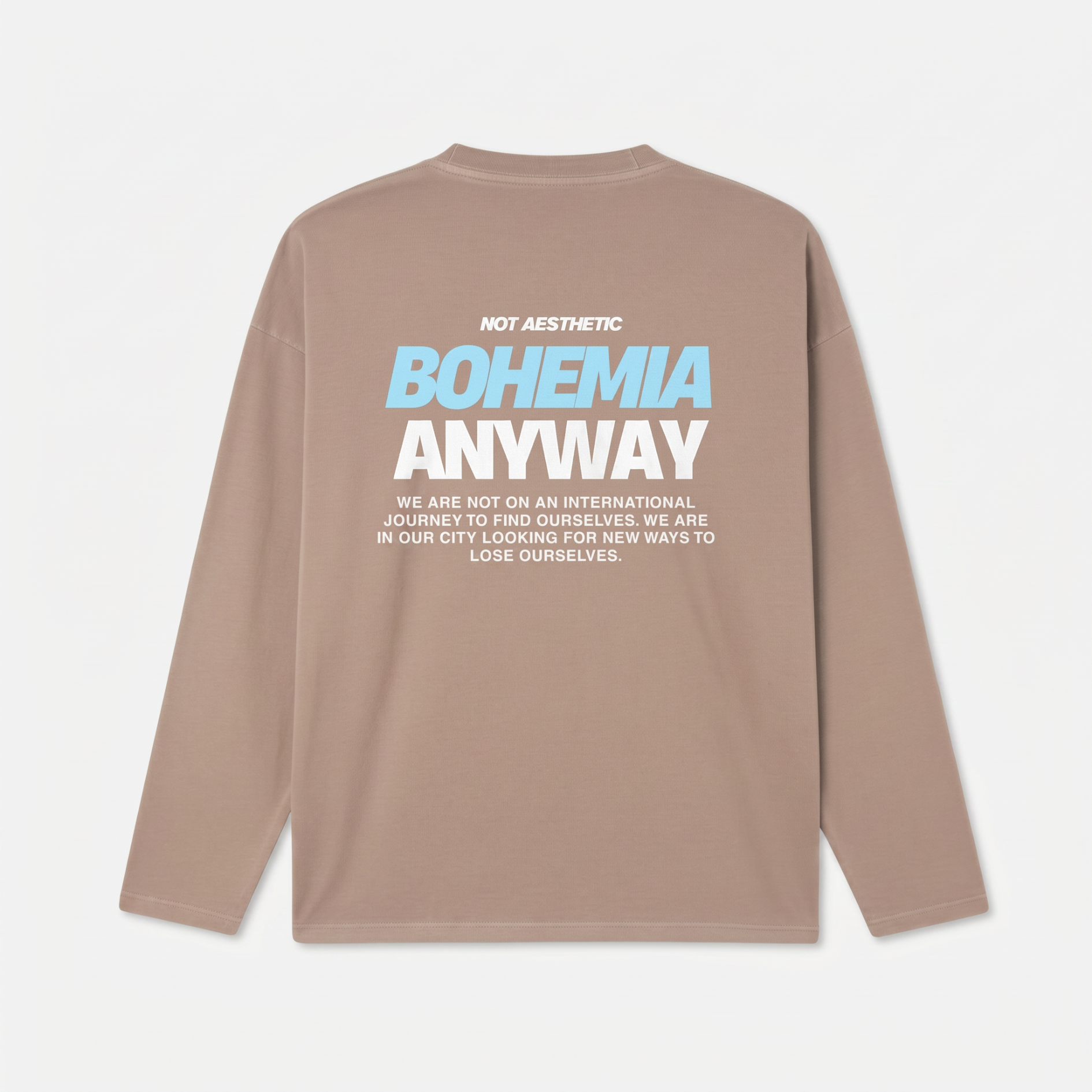 BROWN LONG TEE