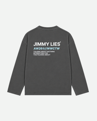 LAPS CHARCOAL LONG TEE