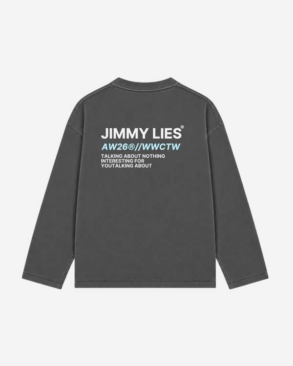 LAPS CHARCOAL LONG TEE