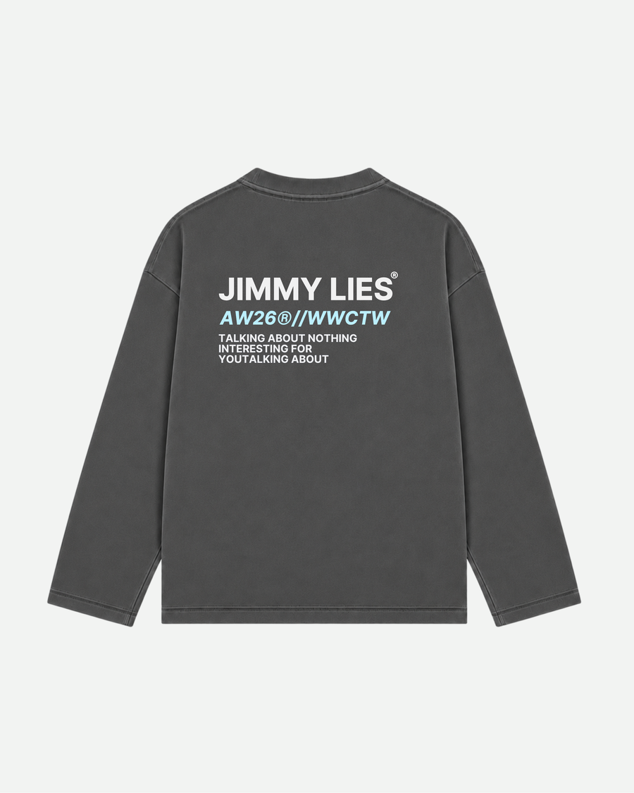 LAPS CHARCOAL LONG TEE