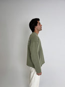 GREEN LONG TEE