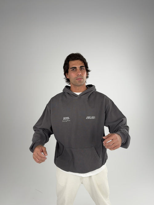 MCQUEEN CHARCOAL HOODIE
