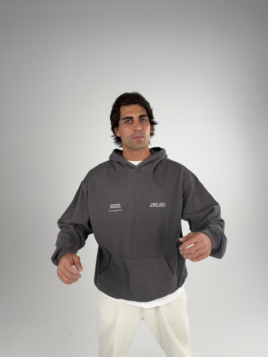 MCQUEEN CHARCOAL HOODIE