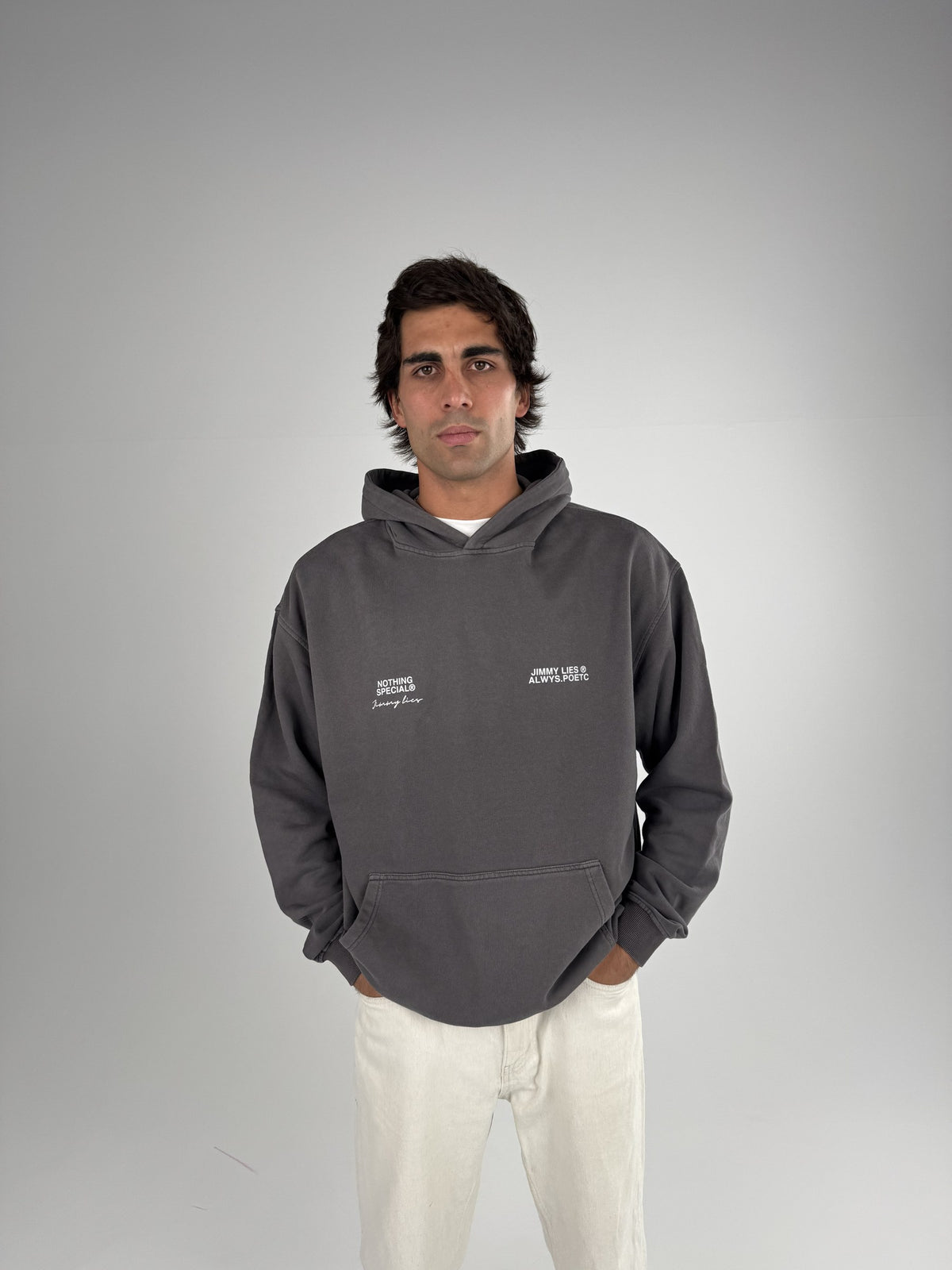 MCQUEEN CHARCOAL HOODIE