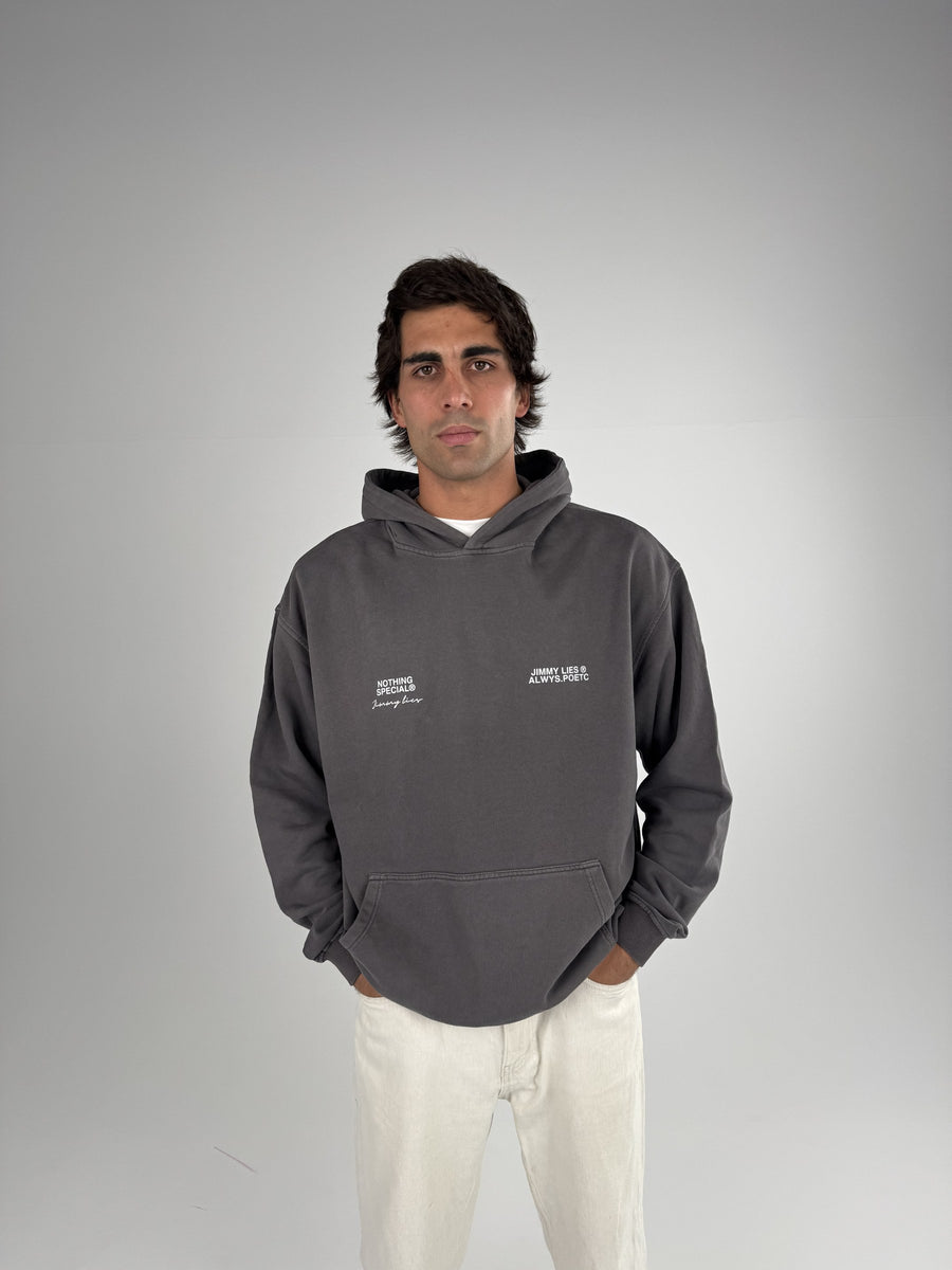 MCQUEEN CHARCOAL HOODIE