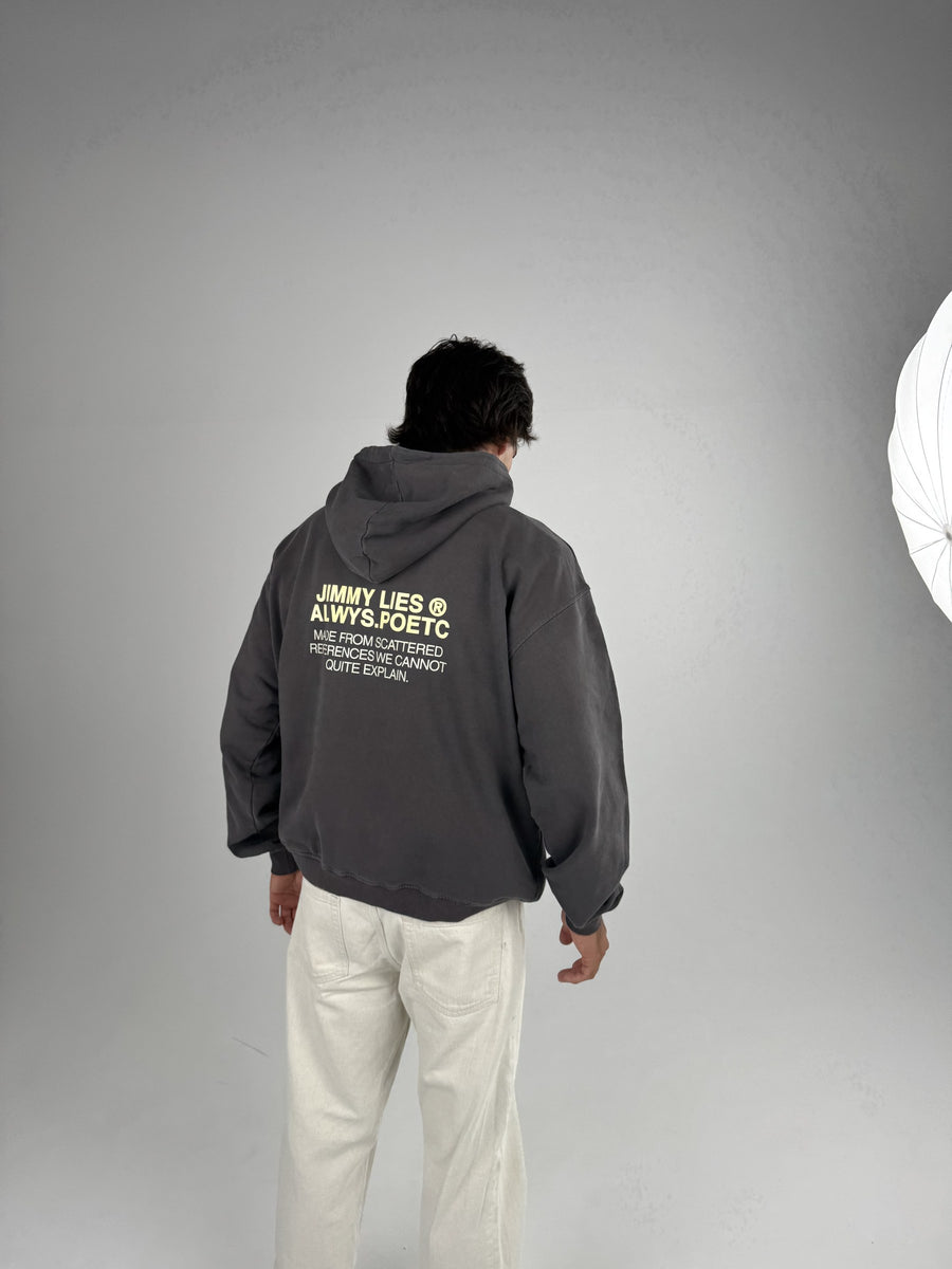 MCQUEEN CHARCOAL HOODIE