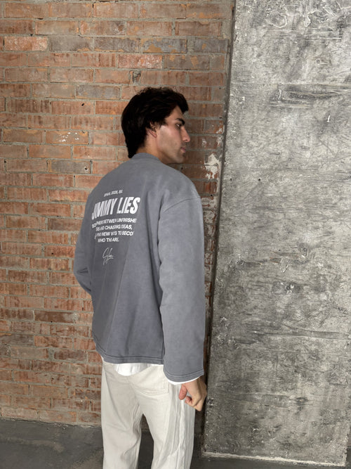 PIU DARK NAVY CREWNECK