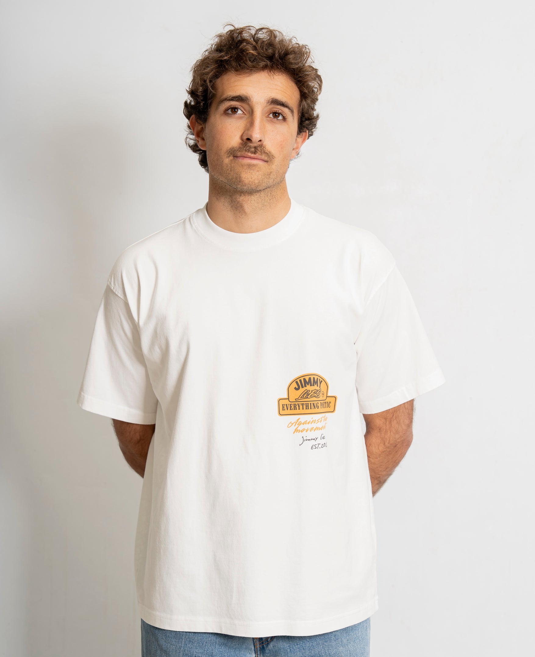 VINTAGE CAMEL WHITE TEE