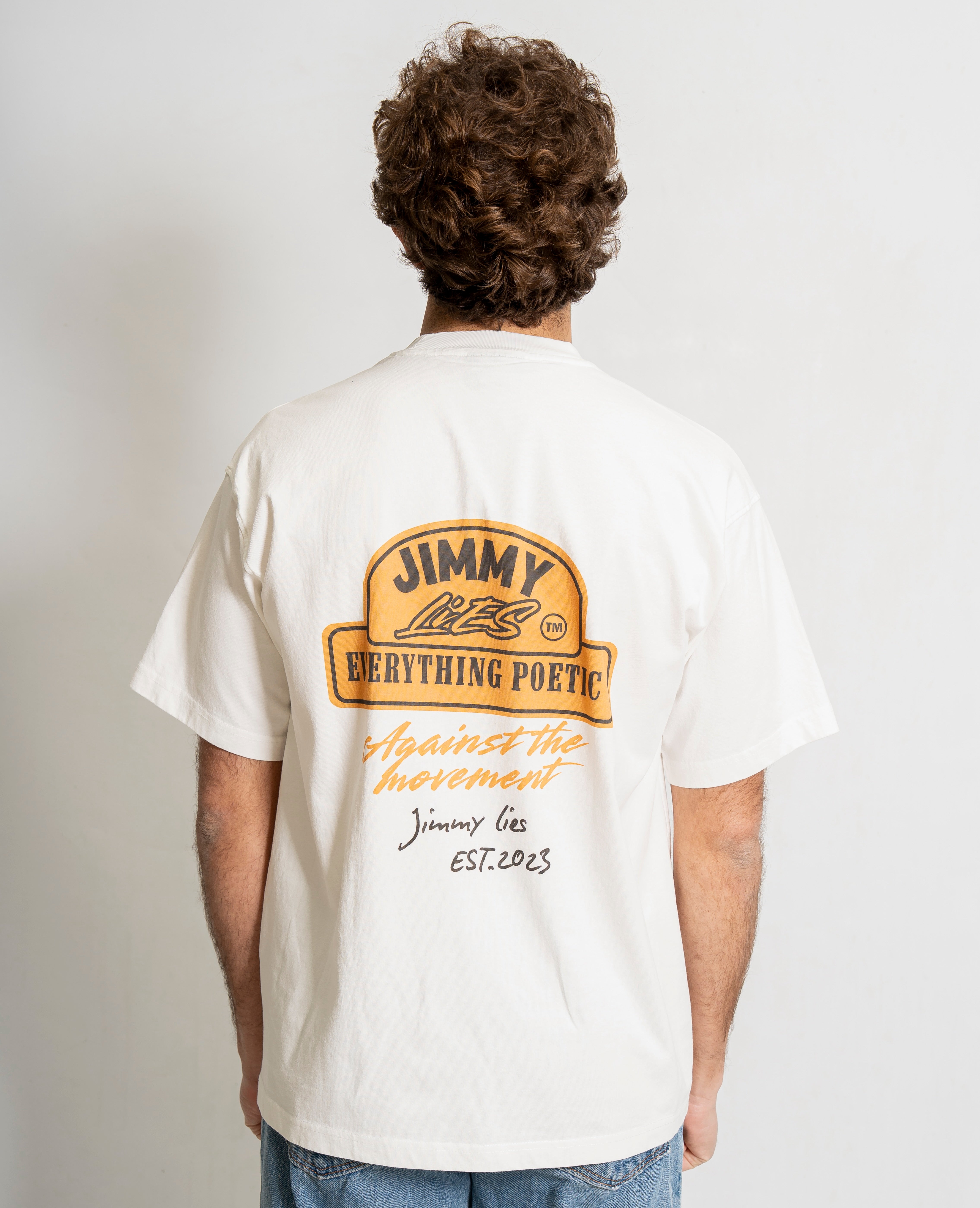 VINTAGE CAMEL WHITE TEE